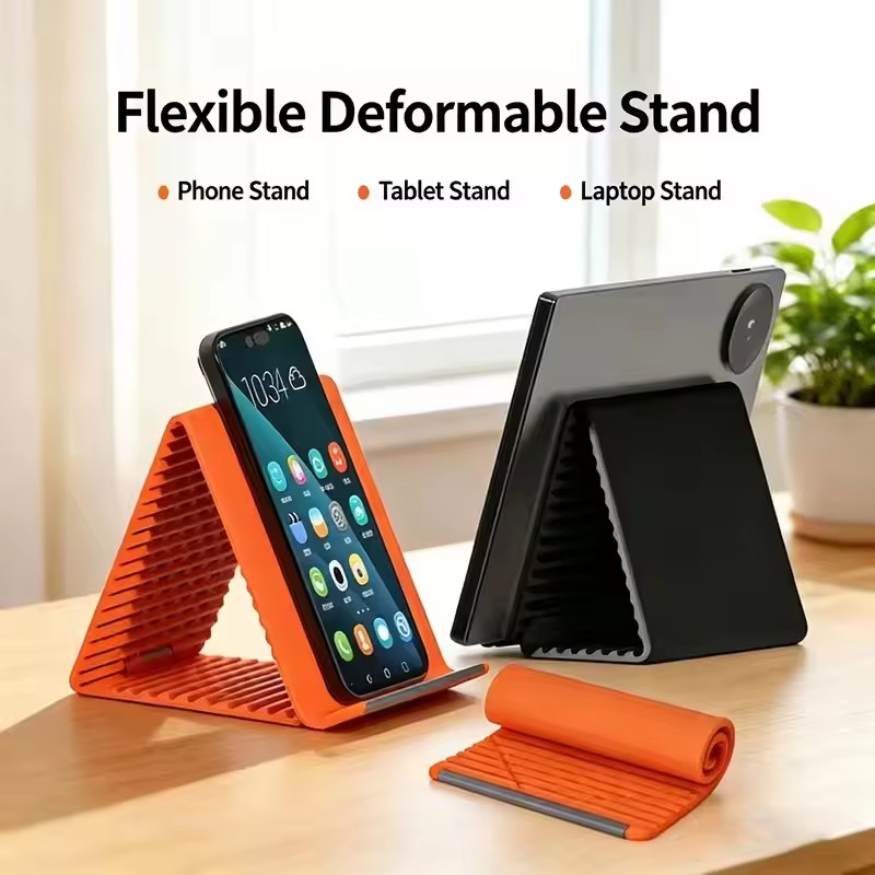 Laptop Accessories Productivity - Penyangga Ponsel Portabel Silikon, Dudukan Tablet