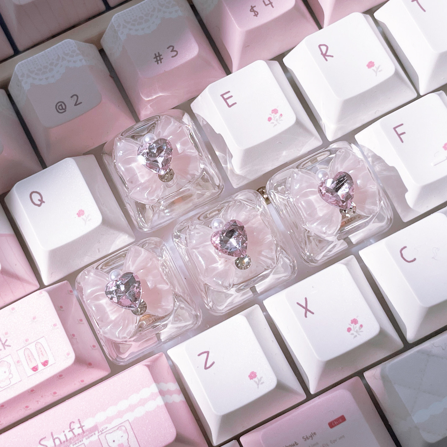 Laptop Accessories Cute - 4 Buah Keycap Kupu-kupu Keyboard Mekanis