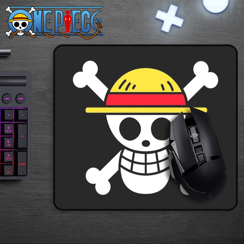 Laptop Accessories Mouse - Alas Mouse Kartun One Piece Luffy