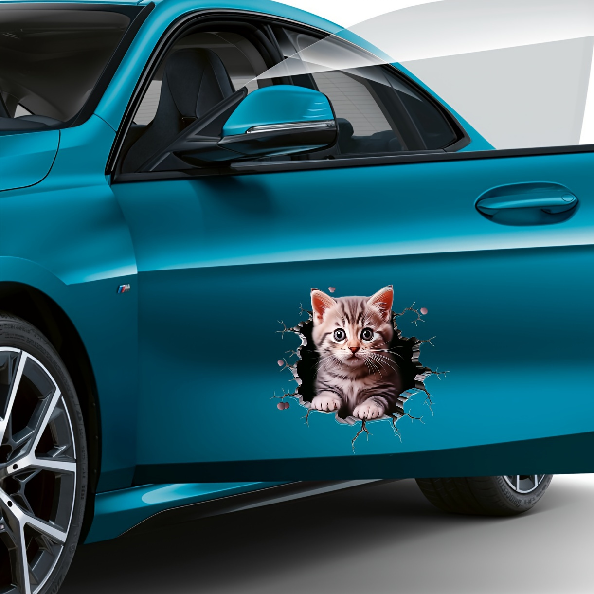 Stiker mobil pola kucing poliv - Laptop Accessories Cute ulasan dan harga