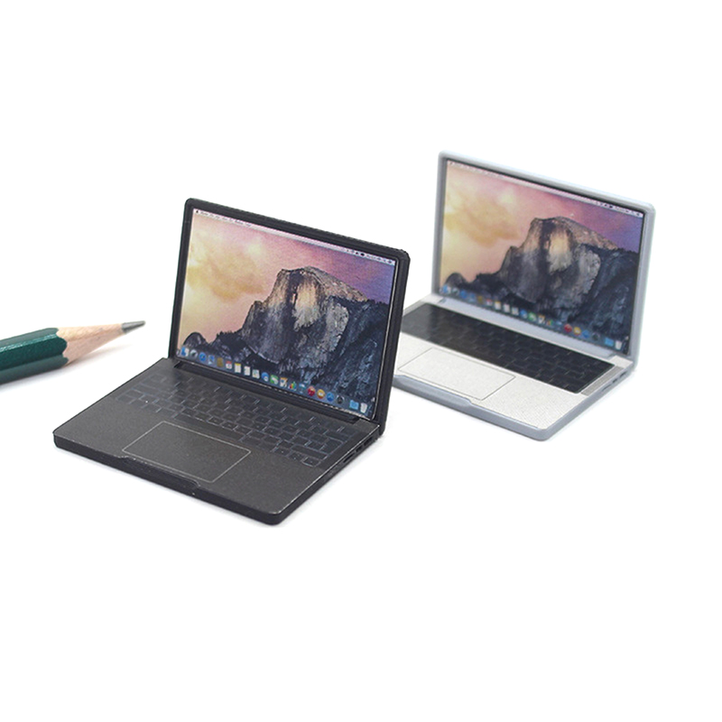 * Simulasi Lucu 1:12 Mini Lapt - Laptop Accessories Cute ulasan dan harga