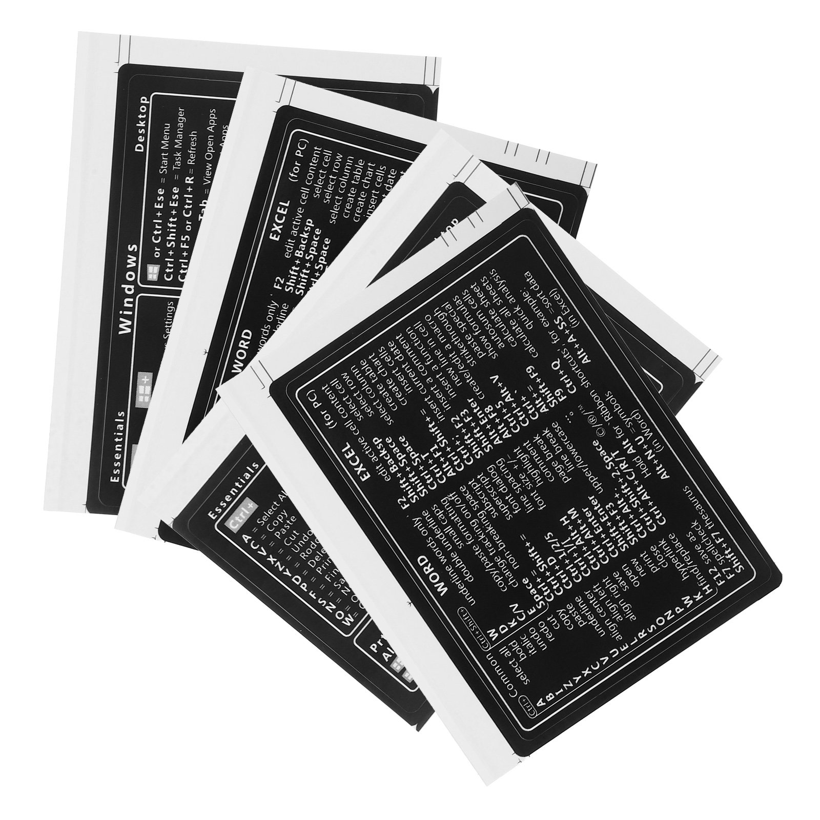 4 Lembar Stiker Pintasan Keybo - Laptop Accessories Productivity ulasan dan harga