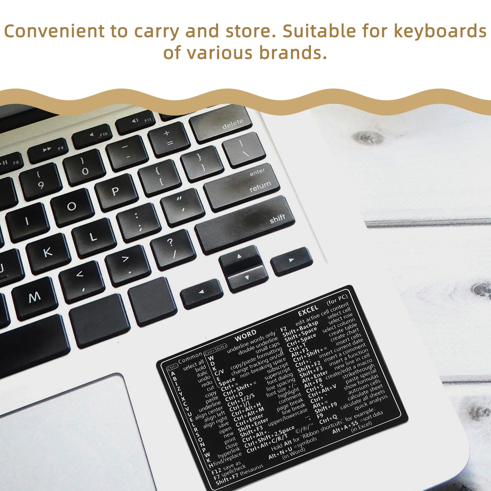4 Lembar Stiker Pintasan Keybo - Laptop Accessories Productivity ulasan dan harga