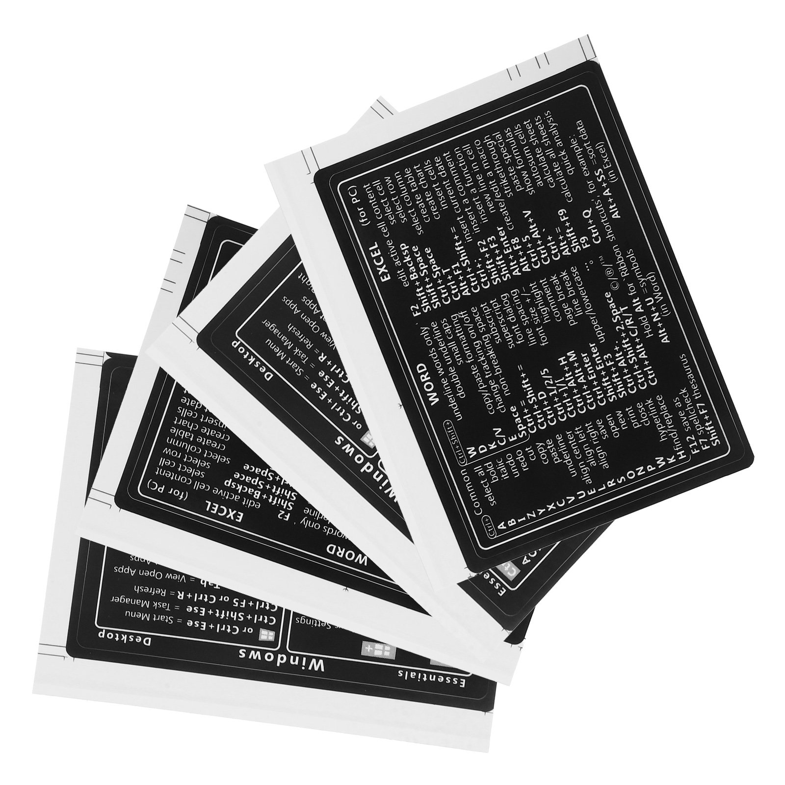 4 Lembar Stiker Pintasan Keybo - Laptop Accessories Productivity ulasan dan harga