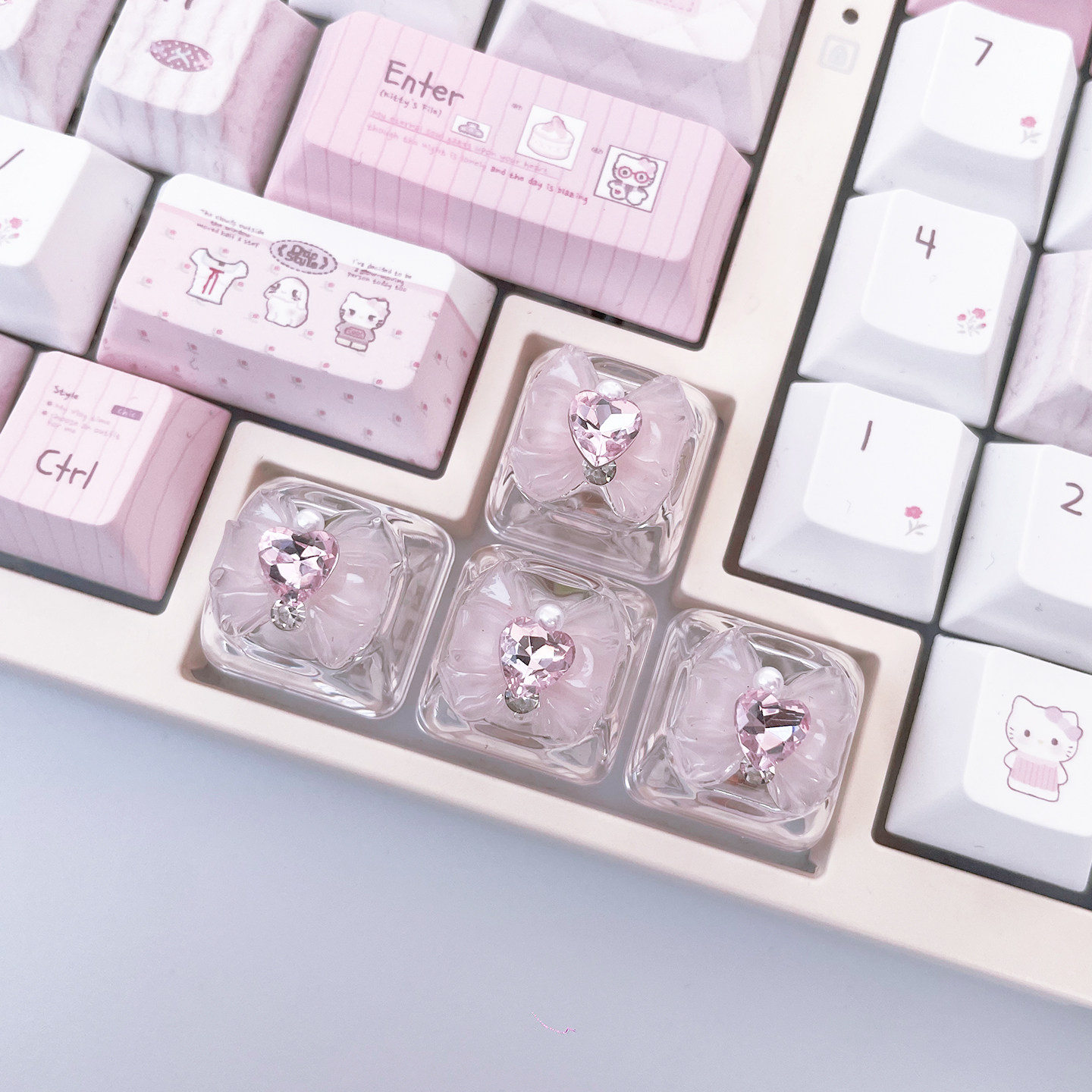 4 Buah Keycap Kupu-kupu Keyboa - Laptop Accessories Cute ulasan dan harga