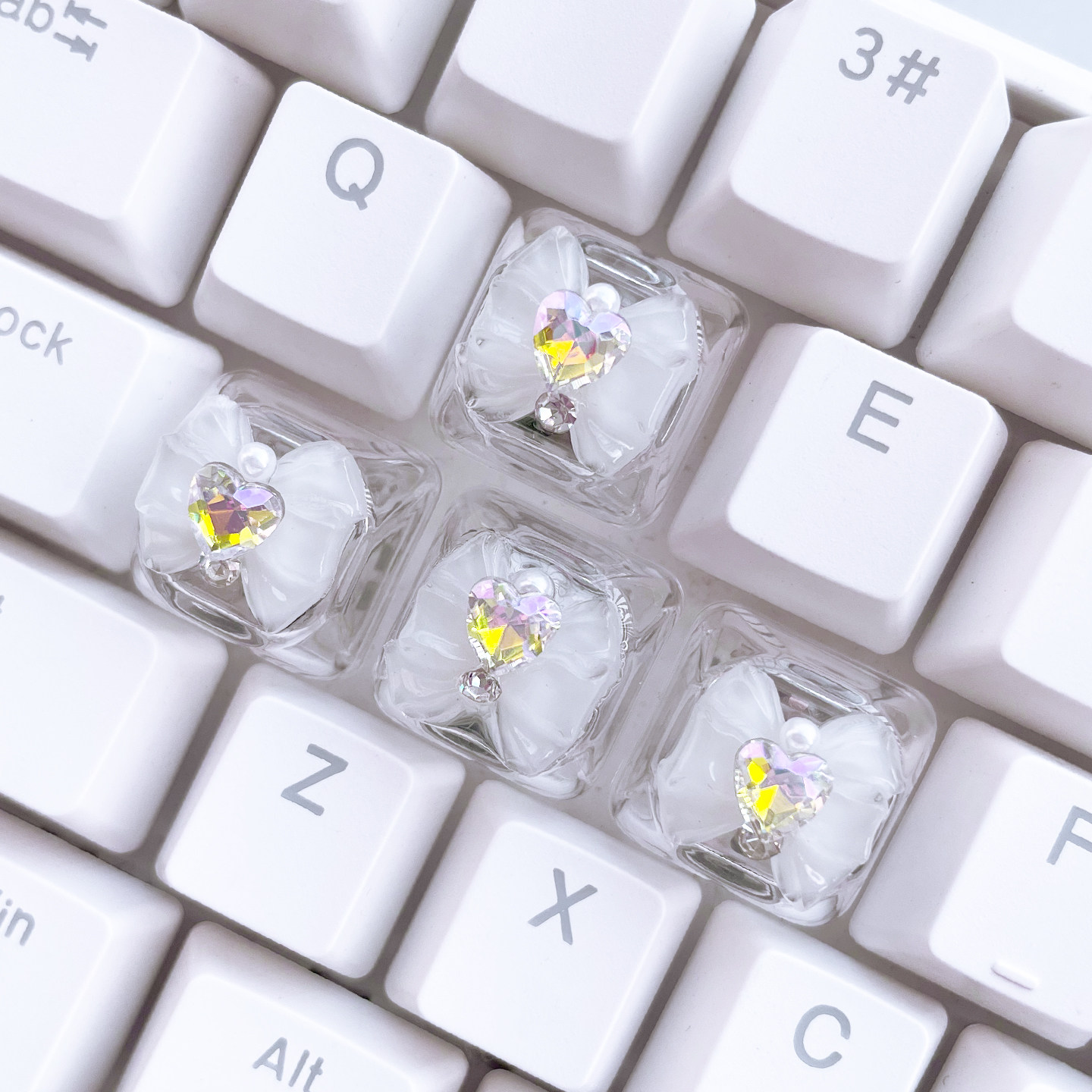 4 Buah Keycap Kupu-kupu Keyboa - Laptop Accessories Cute ulasan dan harga