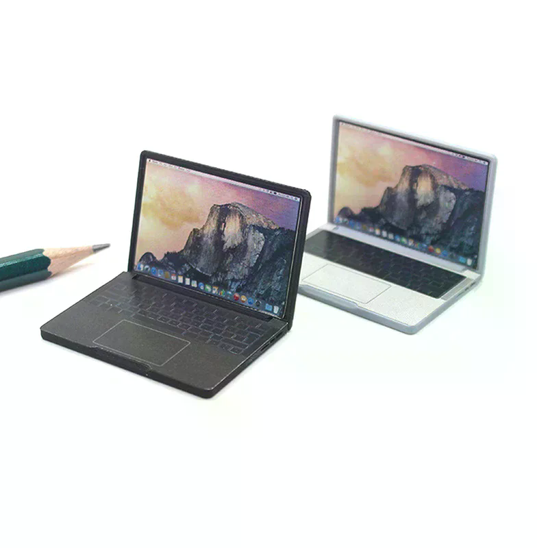 Simulasi Lucu 1:12 Mini Laptop - Laptop Accessories Cute ulasan dan harga