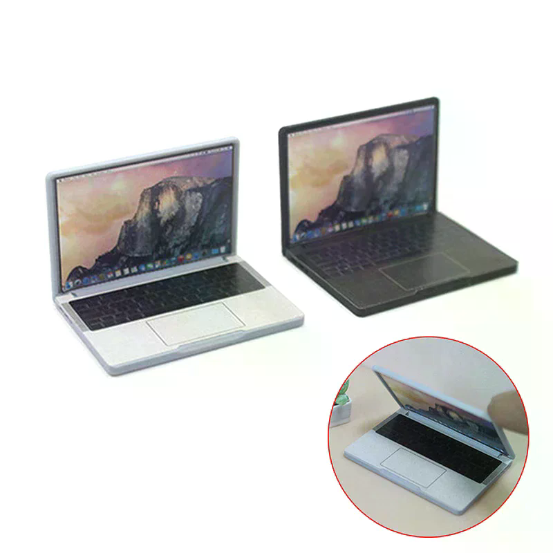 Simulasi Lucu 1:12 Mini Laptop - Laptop Accessories Cute ulasan dan harga