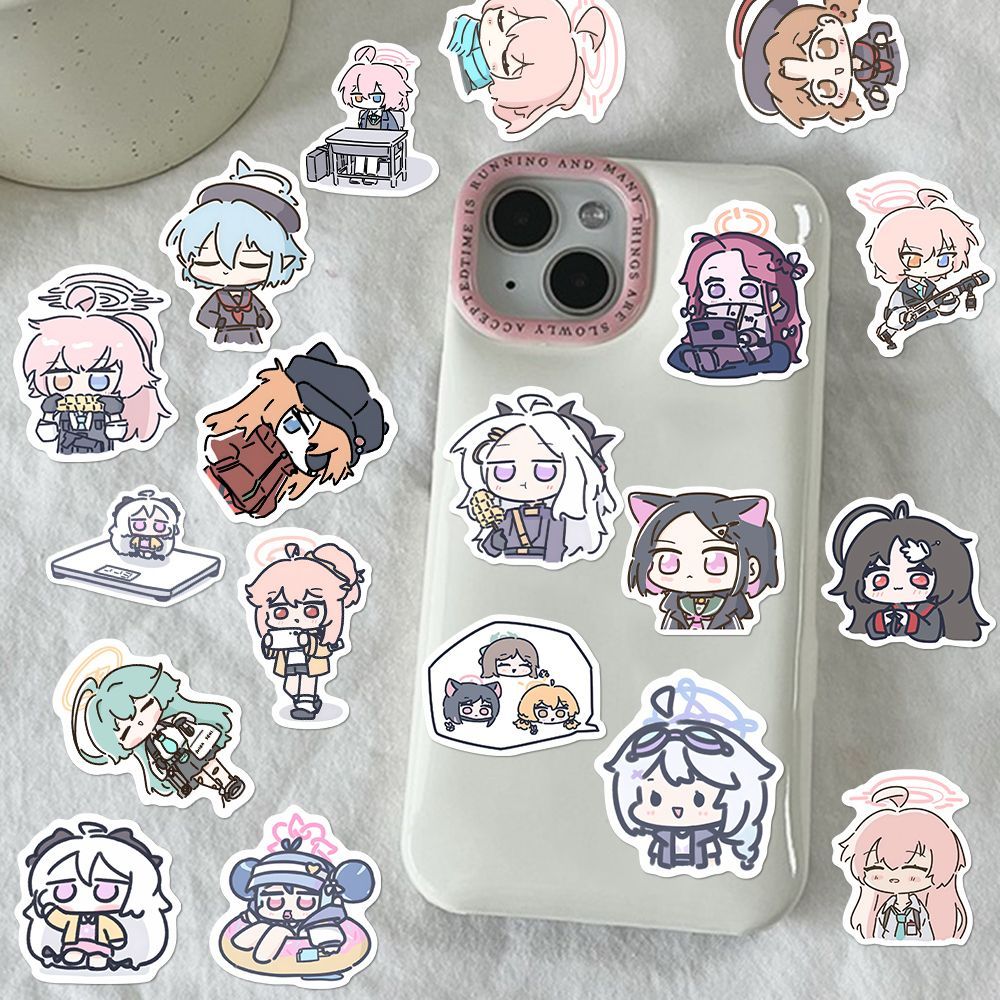 80 Buah Stiker Anime Blue Arch - Laptop Accessories Cute ulasan dan harga