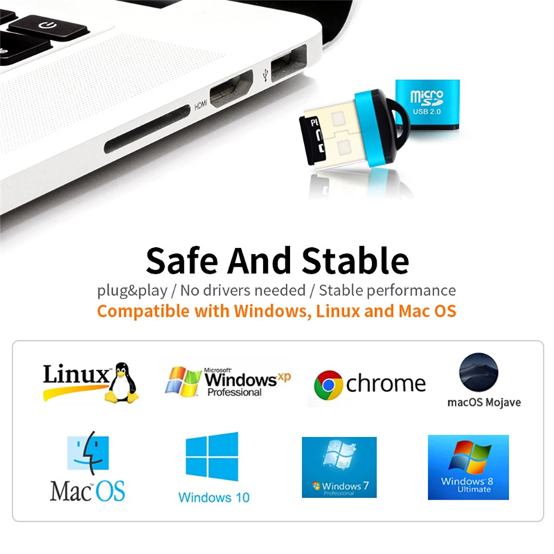 Pembaca kartu memori mikro SD/ - Laptop Accessories Productivity ulasan dan harga