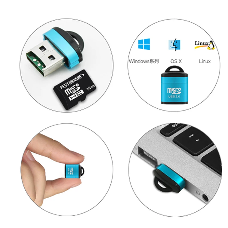 Pembaca kartu memori mikro SD/ - Laptop Accessories Productivity ulasan dan harga