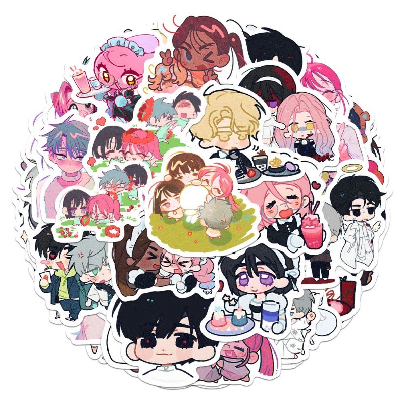 80 Buah/Set Stiker Lucu Panggu - Laptop Accessories Cute ulasan dan harga